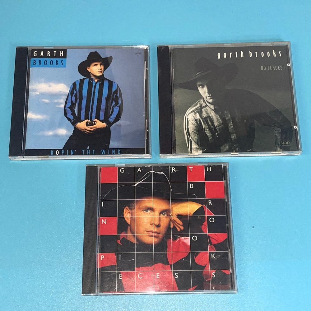 Country Music CD Lot of 3 Garth Brooks Collection!‎